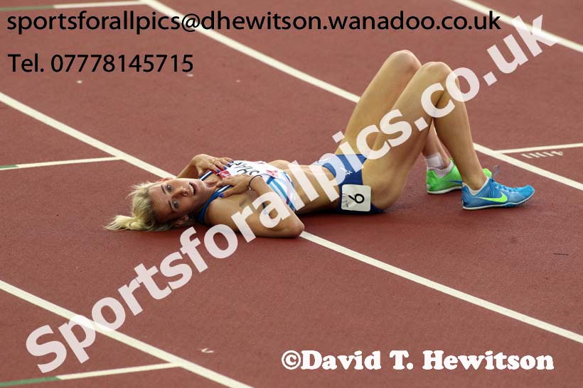 Lynsey Sharp (Scotland) 2nd in the 800 metres at the Commonwealth Games, Glasgow. Photo: David T. Hewitson/Sports for All Pics